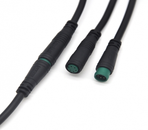 OEM / ODM M8 5Pin Circular Electric Ebike Motor Cable Connector China Manufacturer